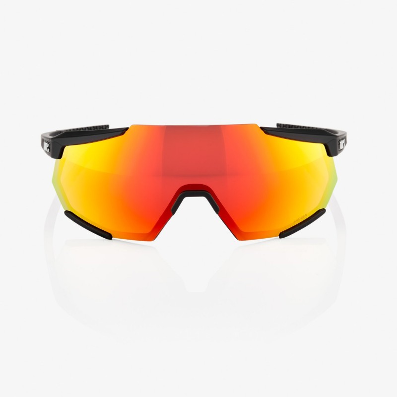 Очки спортивные 100 Racetrap Soft Tact Black Hiper Red Multilayer Mirror Lens 61037 100 43 3548