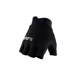 Велоперчатки 100% Exceeda Gel Short Finger Glove (Black, S, 2022)