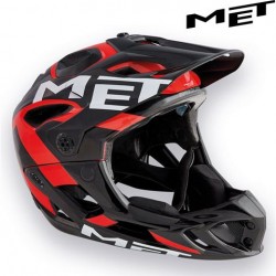 Велошлем Met Parachute Black/Red, S, 2023