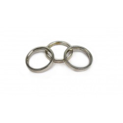 Проставочные кольца Author 1 1/8", 3 шт., 5 мм, серебристый