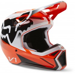 Шлем подростковый Fox V1 Leed Youth Helmet Flow Orange, YS, 2023 29729-824-YS