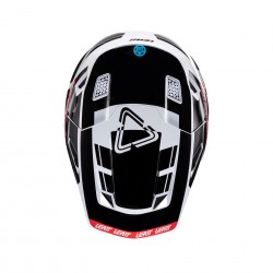 Шлем Leatt Moto 7.5 Helmet Kit Black/White, S, 2024 1024060241