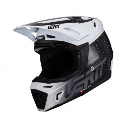 Шлем Leatt Moto 8.5 Helmet Kit Black/White, M, 2024 1024060102