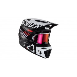 Шлем Leatt Moto 9.5 Carbon Helmet Kit White, M, 2024 1023010202