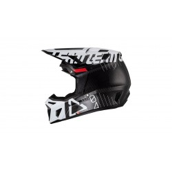 Шлем Leatt Moto 9.5 Carbon Helmet Kit White, M, 2024 1023010202