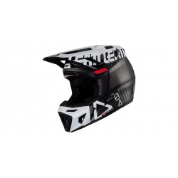 Шлем Leatt Moto 9.5 Carbon Helmet Kit White, L, 2024 1023010203