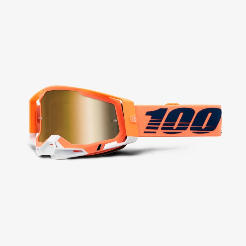 Очки 100 Racecraft 2 Goggle Coral Mirror True Gold Lens 50010 00018 1936