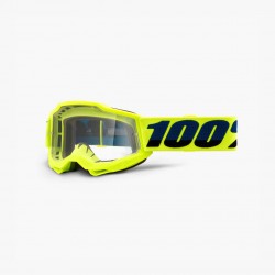 Очки подростковые 100% Accuri 2 Youth Goggle Fluo Yellow / Clear Lens 50024-00001