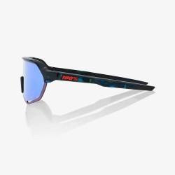 Очки спортивные 100% S2 Black Holographic / Hiper Blue Multilayer Mirror Lens 60006-00020