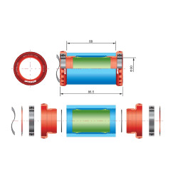 Каретка FSA BB386EVO to BSA68mm 200-3201