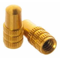 Колпачок ниппеля Token, золотой, алюминиевый, presta, 2 шт. TK3292-Gold
