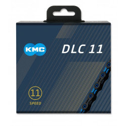 Цепь KMC DLC11 11ск. 118L Black/Blue BD11BB118