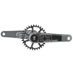 Шатуны E*Thirteen TRS Race Carbon Cranks 165x73mm Black CS4TRA-106