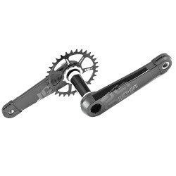 Шатуны E*Thirteen LG1 Race Carbon Cranks 160x83mm Black CS4LRA-100