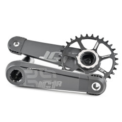 Шатуны E*Thirteen LG1 Race Carbon Cranks 165x73mm Black CS4LRA-103