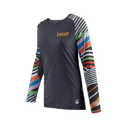 Джерси женская Leatt MTB All Mountain 3.0W Jersey Stripes, L, 2024 5024130673