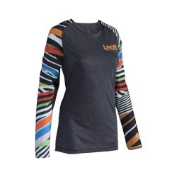 Джерси женская Leatt MTB All Mountain 3.0W Jersey Stripes, L, 2024 5024130673