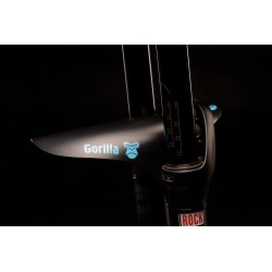 Мини-крыло GORILLA, короткое, черное с синим IP-G02
