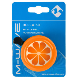 Звонок M-Wave Bella 3D, диаметр 55 мм, "orange", оранжевый 5-420139