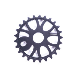 Звезда Colony Endeavour Sprocket - Team Design 25T Stamped, 6061T6, черный 03-002251