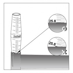 Измеритель диаметра подседельной трубы IceToolz E325