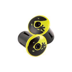 Заглушки руля Lizard Skins Packaged DSP Bar Tape Plugs Neon Yellow PLUGS182