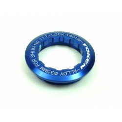 Стопорная гайка Token для кассеты Shimano 11T,  синяя TK041S Blue