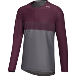 Джерси IXS Flow XTG LS Graphite-Raisin, XL, 2024 473-510-3370-156-XL