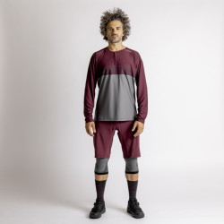 Джерси IXS Flow XTG LS Graphite-Raisin, XL, 2024 473-510-3370-156-XL