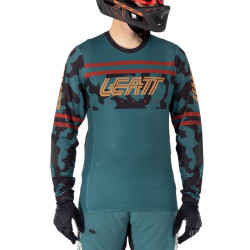 Джерси Leatt MTB Gravity 4.0 Jersey Teal, L, 2025 5025120202