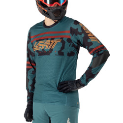 Джерси Leatt MTB Gravity 4.0 Jersey Teal, L, 2025 5025120202