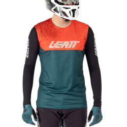 Джерси Leatt MTB Gravity 5.0 Jersey Teal, L, 2025 5025010542