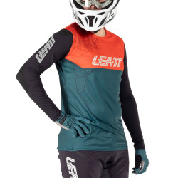 Джерси Leatt MTB Gravity 5.0 Jersey Teal, L, 2025 5025010542