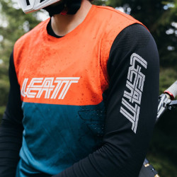 Джерси Leatt MTB Gravity 5.0 Jersey Teal, L, 2025 5025010542