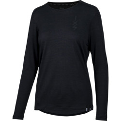 Джерси женская IXS Flow Merino LS Black, 34, 2024 473-510-4670-003-34