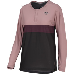 Джерси женская IXS Flow XTG LS henley Anthracite-Raisin, 34, 2024 473-510-3670-156-34