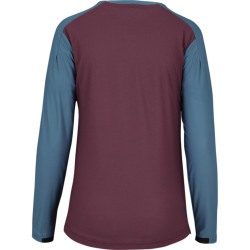 Джерси женская IXS Flow XTG LS henley Raisin-Marine, 34, 2024 473-510-3670-047-34