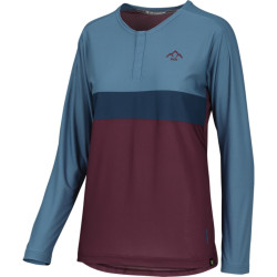 Джерси женская IXS Flow XTG LS henley Raisin-Marine, 38, 2024 473-510-3670-047-38