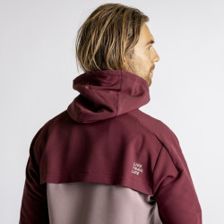 Толстовка IXS Carve Digger EVO hooded Taupe-Raisin, S, 2024 473-510-3470-156-S