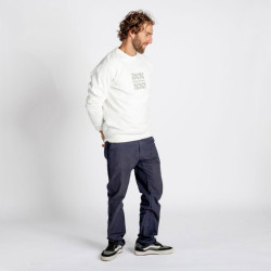 Толстовка IXS Brand organic 2.0 sweater Offwhite, S, 2024 473-510-4072-001-S