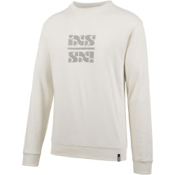 Толстовка IXS Brand organic 2.0 sweater Offwhite, S, 2024 473-510-4072-001-S