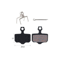 Тормозные колодки Toopre TP-02D металл, для Sram, Avid