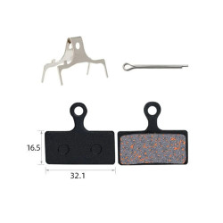 Тормозные колодки Toopre TP-01F металл, для Shimano Deore XT