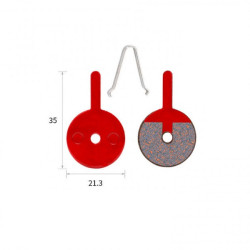 Тормозные колодки Toopre TP-11G металл, для Zoom, Nutt