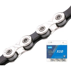 Цепь KMC X10 10ск. 116L Silver/Black