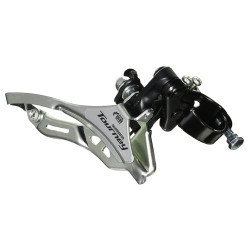 Передний переключатель Shimano Tourney FD-TY300 верхняя тяга и хомут 34,9 мм