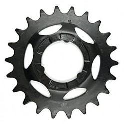 Звезда задняя Shimano 22T, только для цепи 1/2"х1/8", черная
