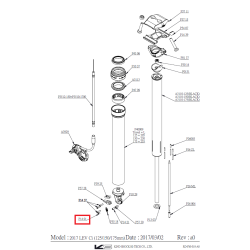 Болт фиксации тросика KS Housing Set Screw P1401