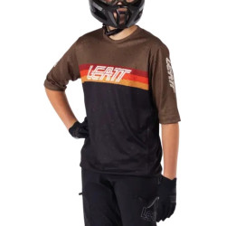 Джерси подростковая Leatt MTB Enduro 3.0 Junior Jersey Black, S, 2025 5025108380