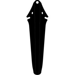 Заднее крыло-щиток Horst 26-29", крепление под седло, длина 300 мм, гибкий пластик, с хомутом, черный 00-190873